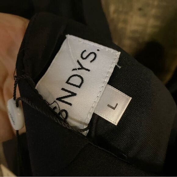 NWT SNDYS Barcelona Dress Black mini puff sleeve Revolve L - Picture 7 of 10